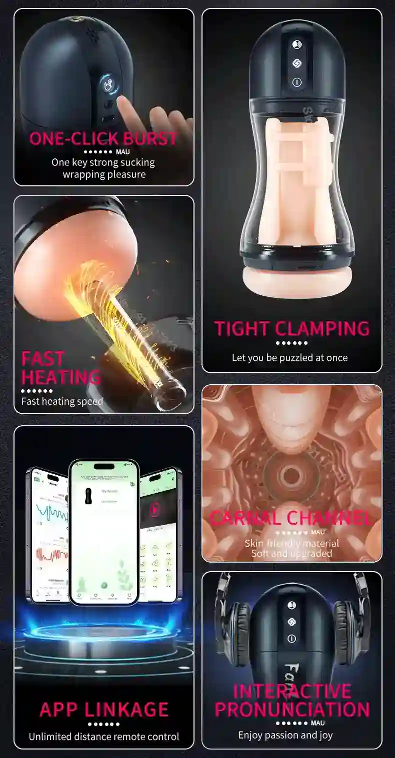 masturbator mit usb aufladung heizung