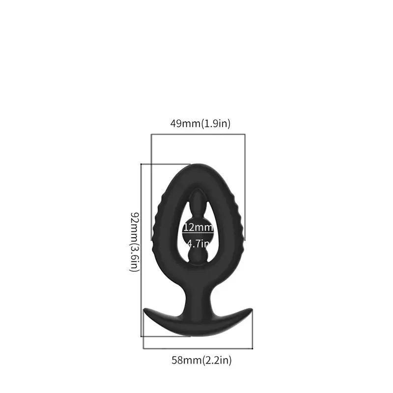 medizinisch silikon analplug reinigungsfreundlich