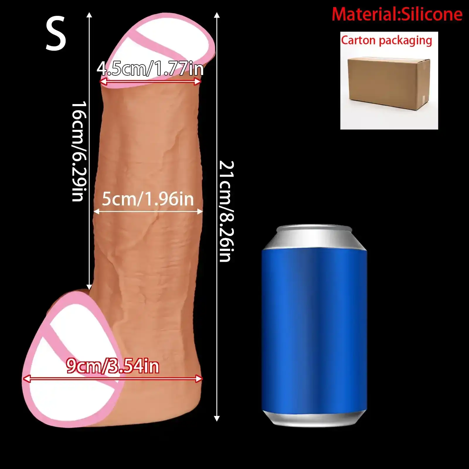 medizinisch silikon pferdeschwanz analdildo