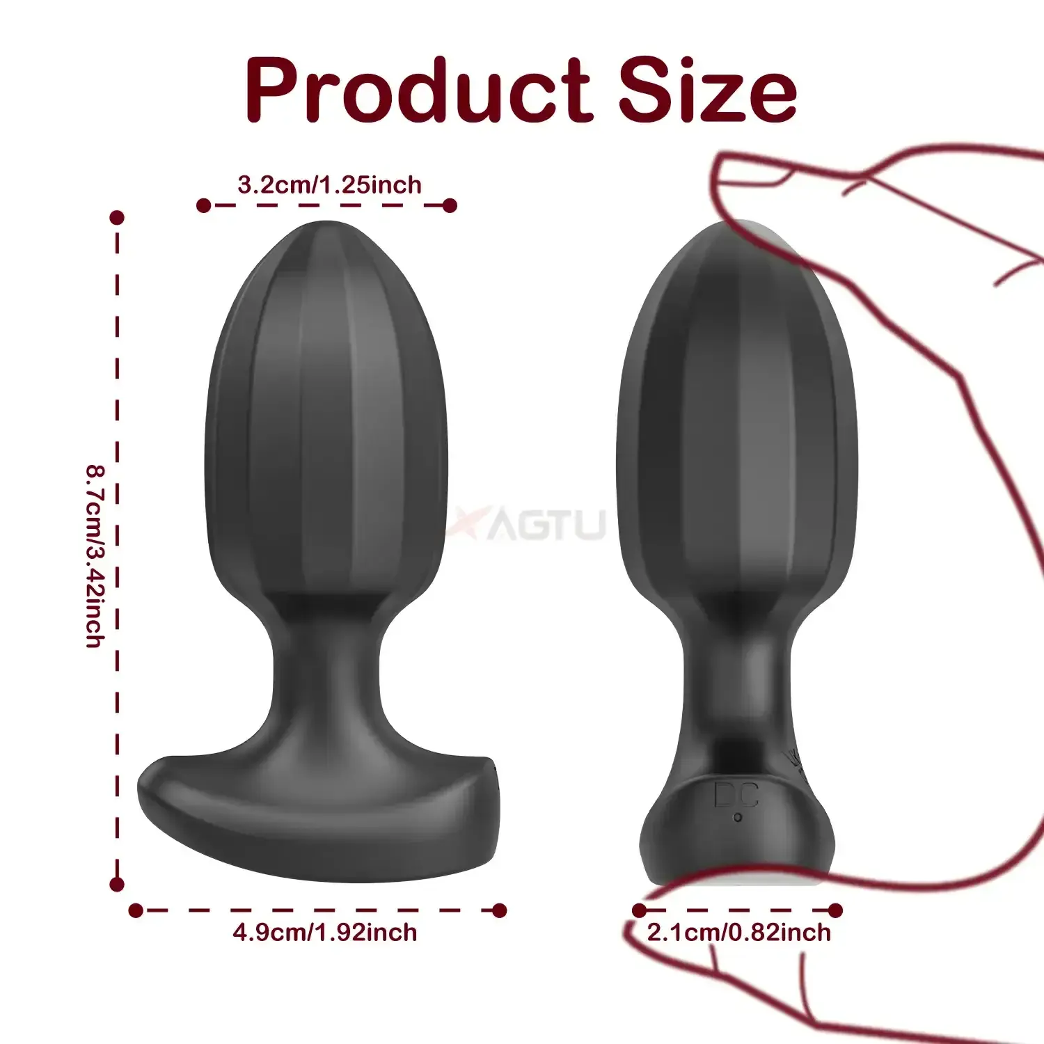 medizinischer silikon analplug prostata massage