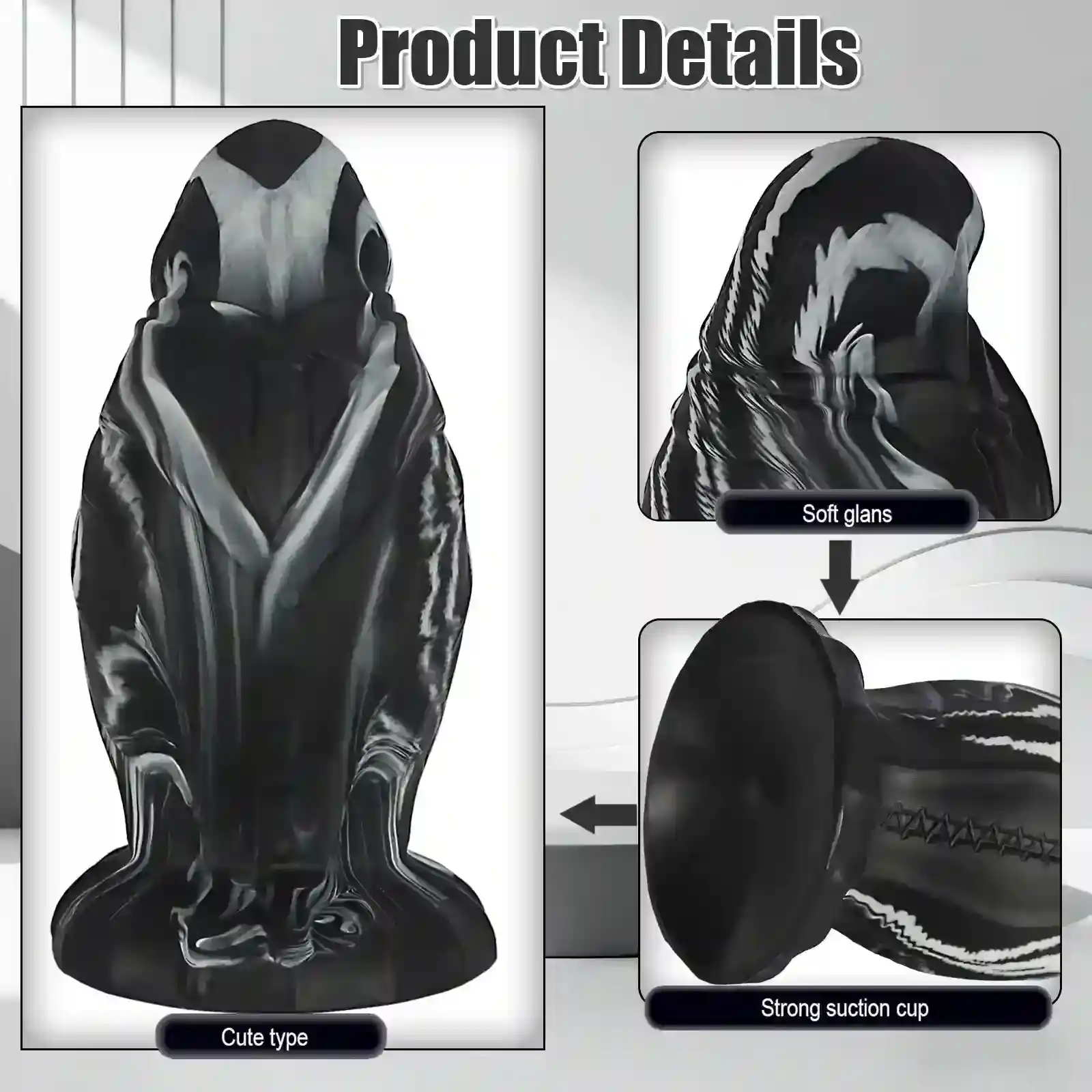 medizinischer silikon butt plug gross