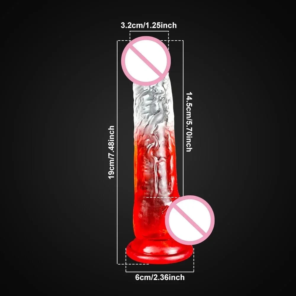 medizinischer silikon dildo natürlich geformt