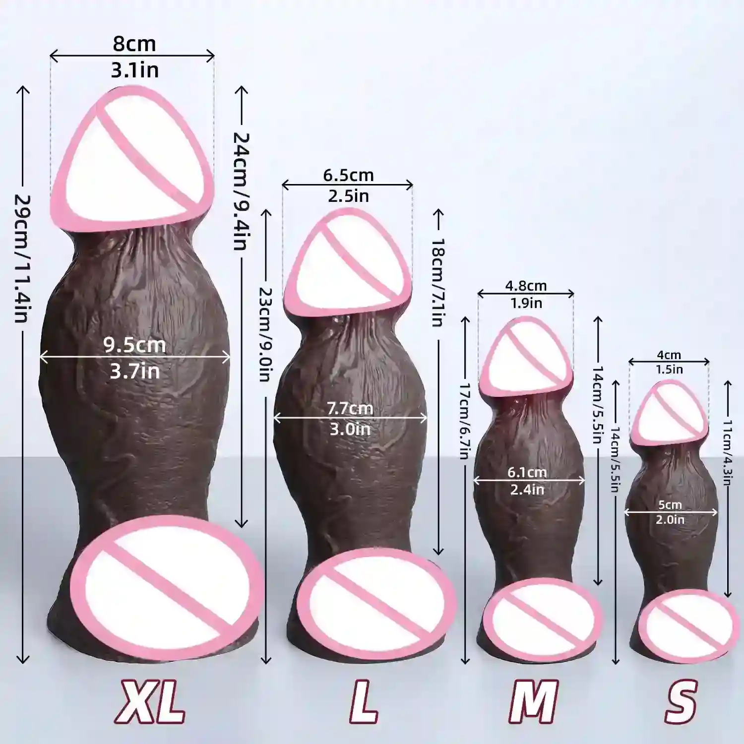 medizinischer silikon dildo realistische form