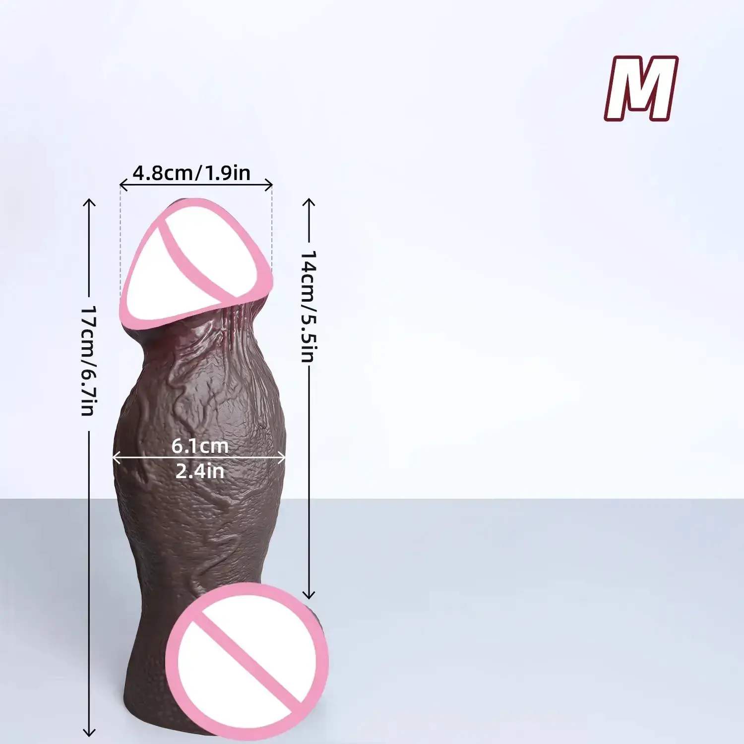 medizinischer silikon dildo saugnapf groß