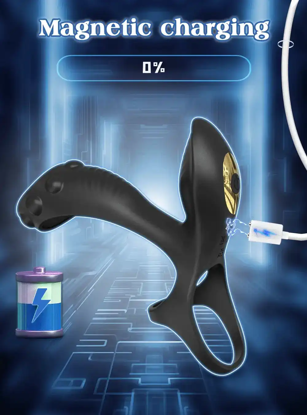 medizinischer silikon penisring usb aufladbar 1