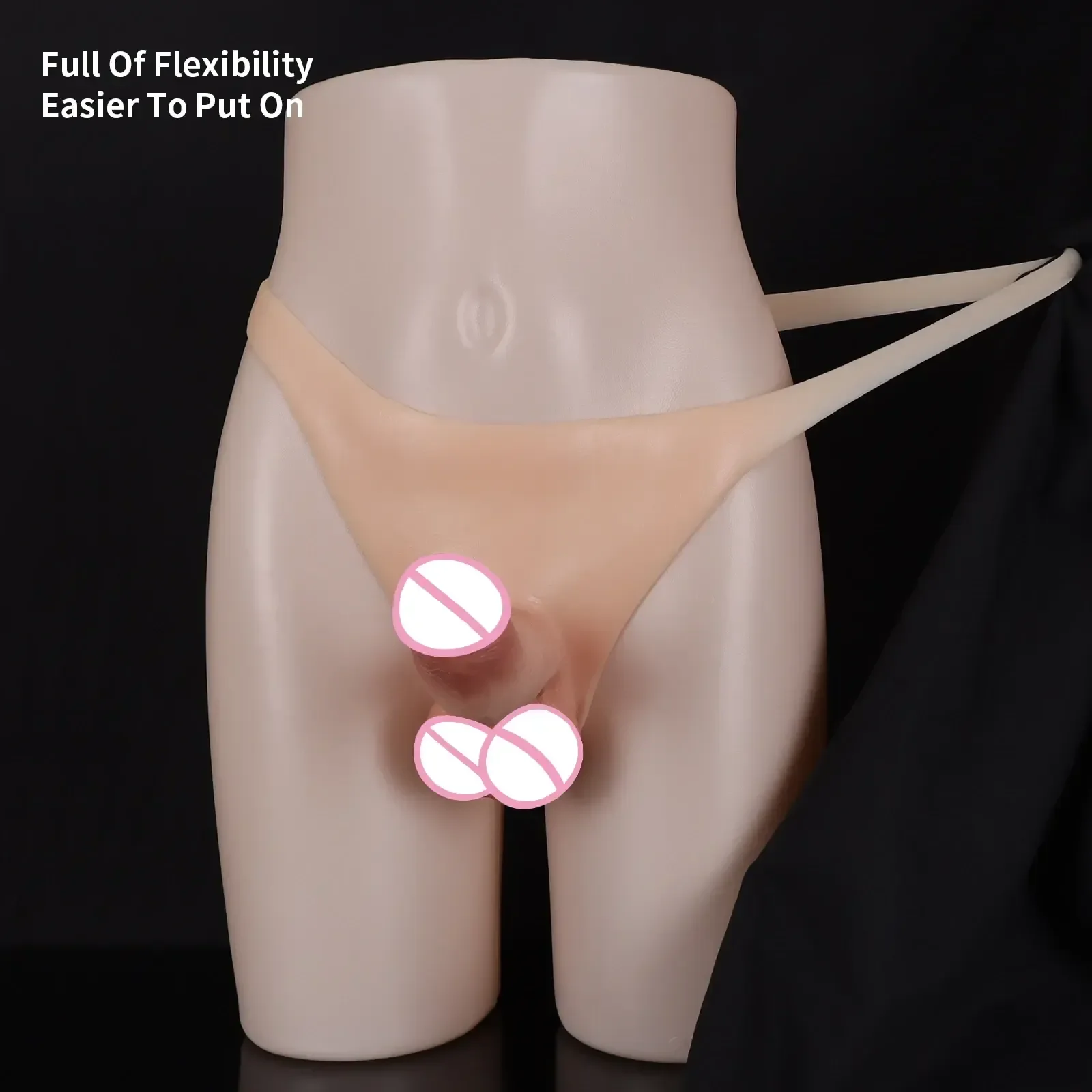 medizinischer silikon strap on dildo