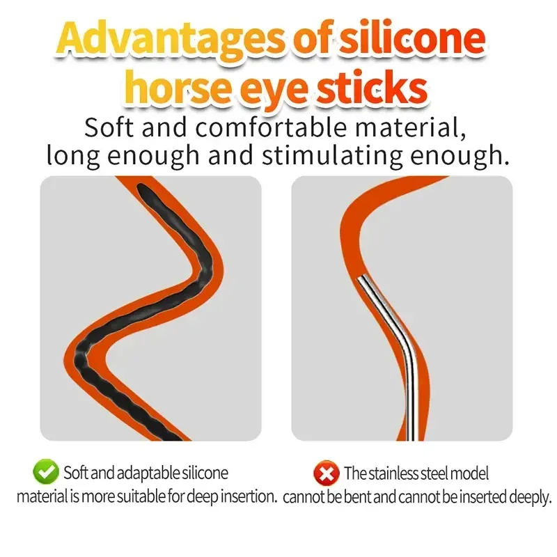 medizinischer silikon urethral dildo schwarz