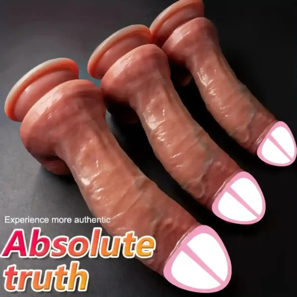 medizinischer silikondildo mit doppelter länge