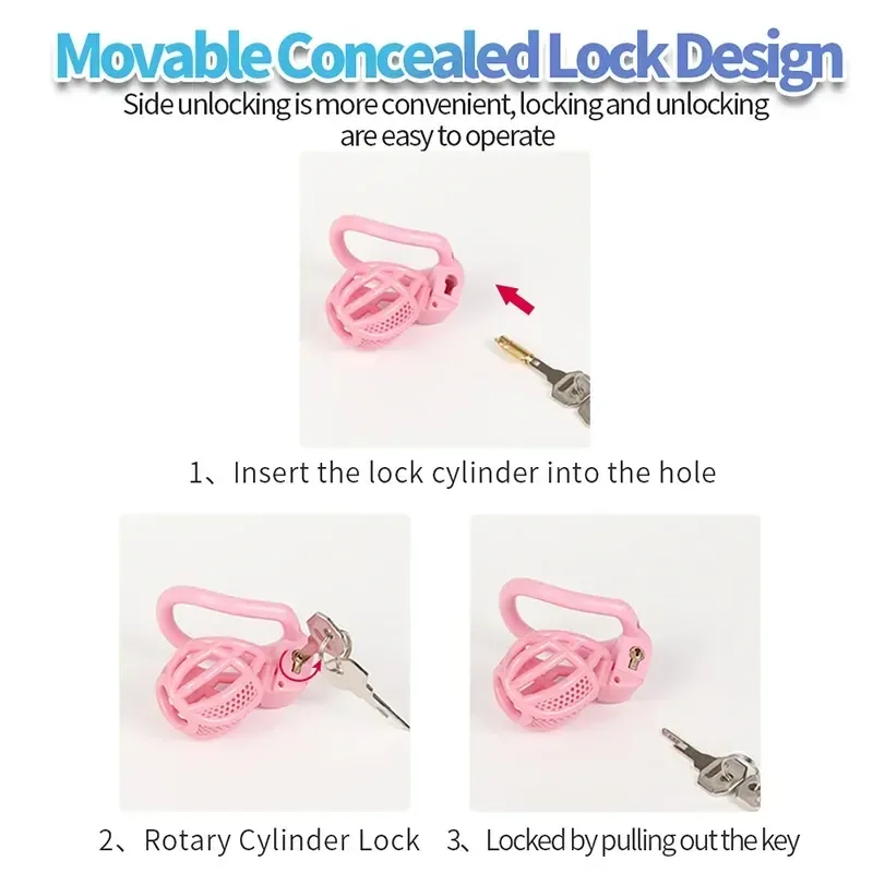 metall keuschheitskafig in schwarz