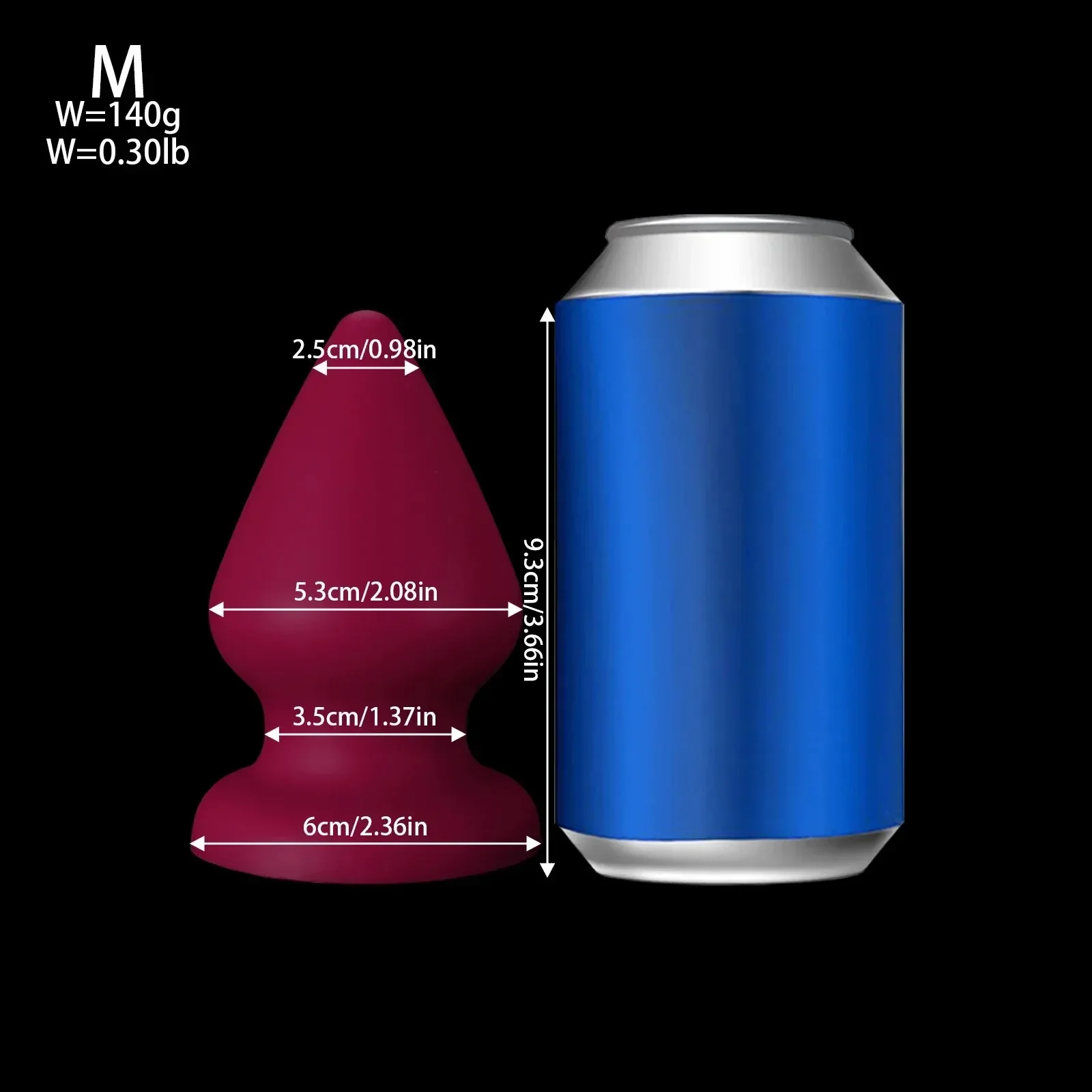 mittelgroßer analplug für mehr intensität