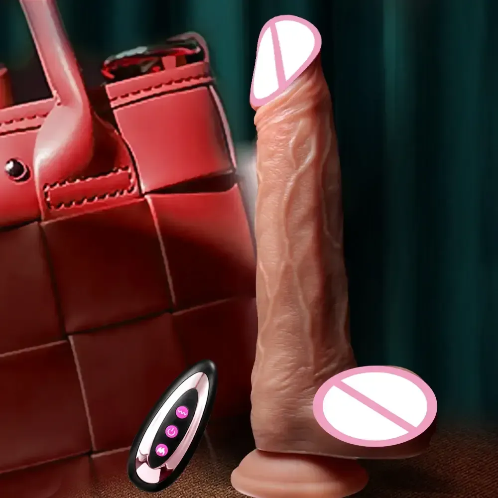 phallischer dildo silikon heizung