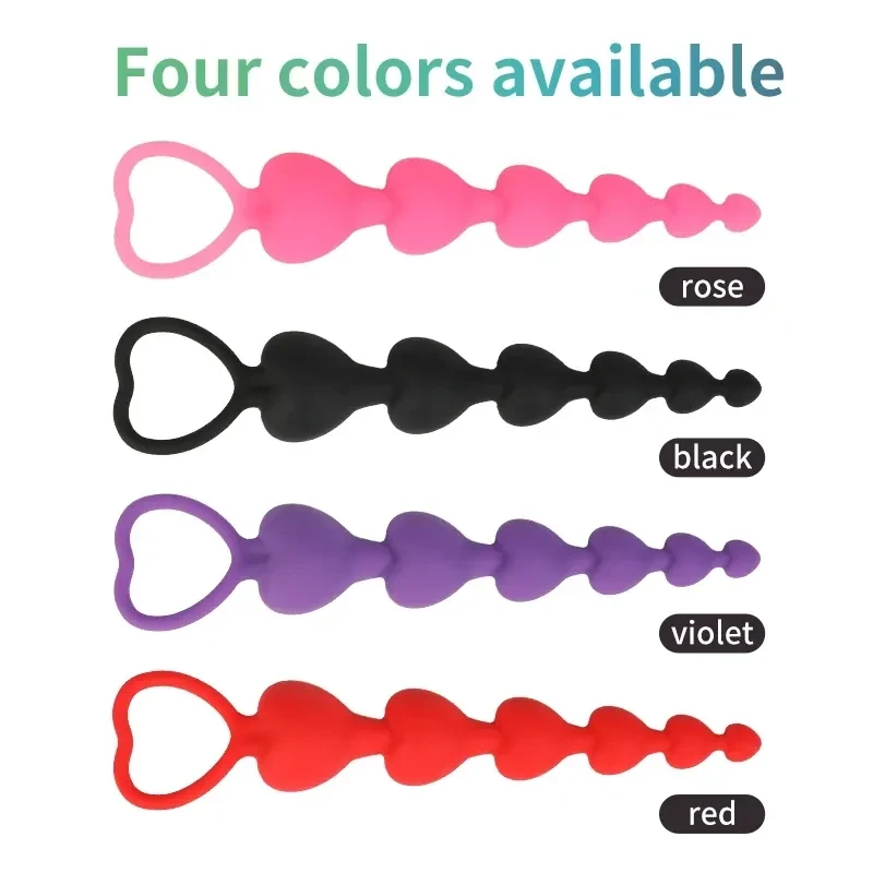 progressiv gestufte anal beads silikon