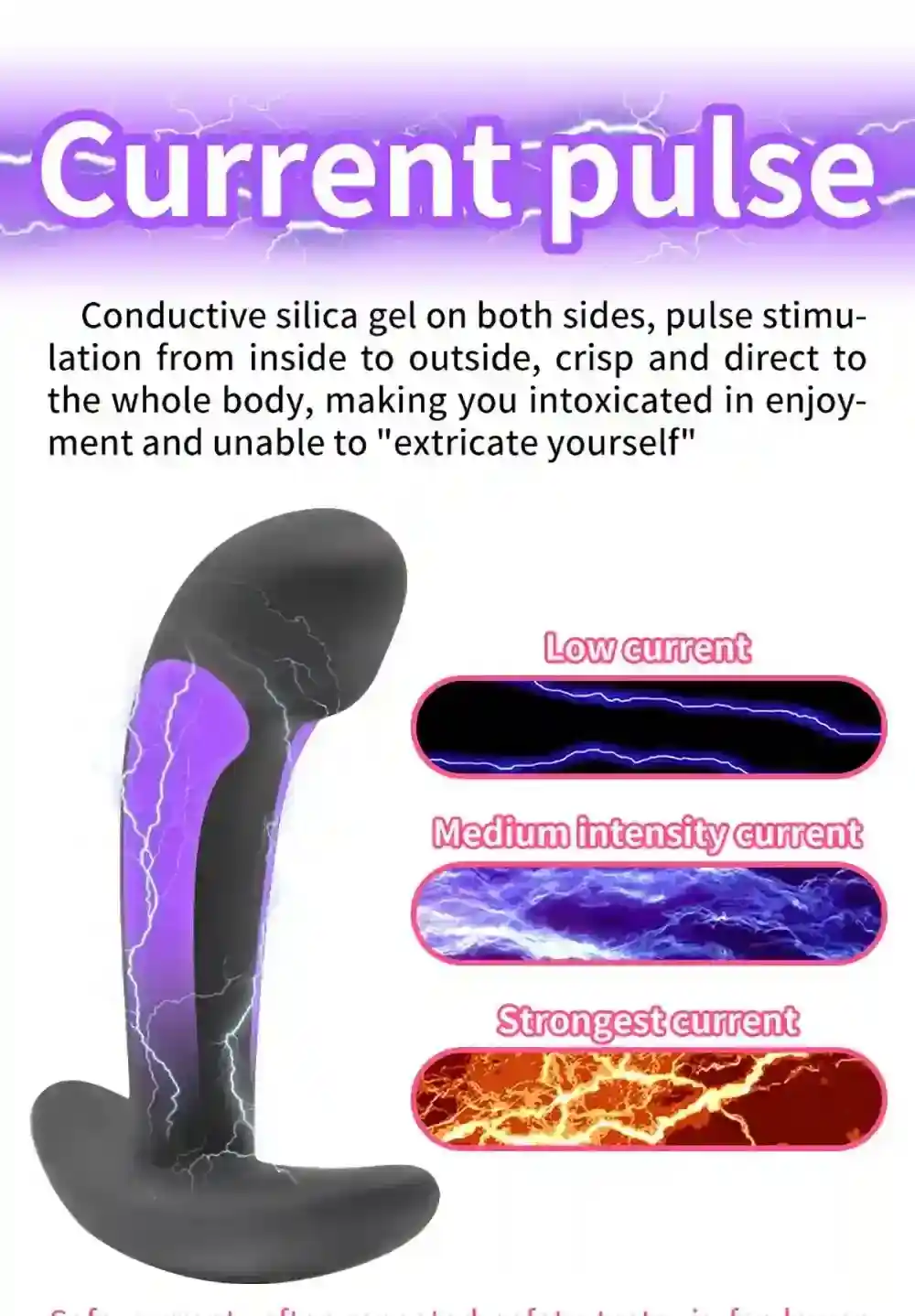prostatamassage silikon elektrisch schwarz