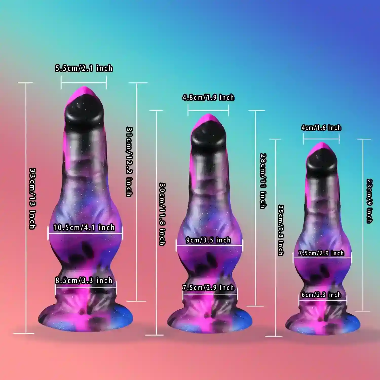 prostatamassagegerat silikon mit textur