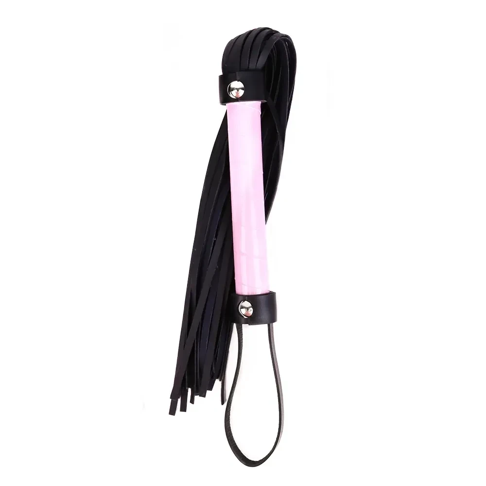 pu leder peitsche rot golden