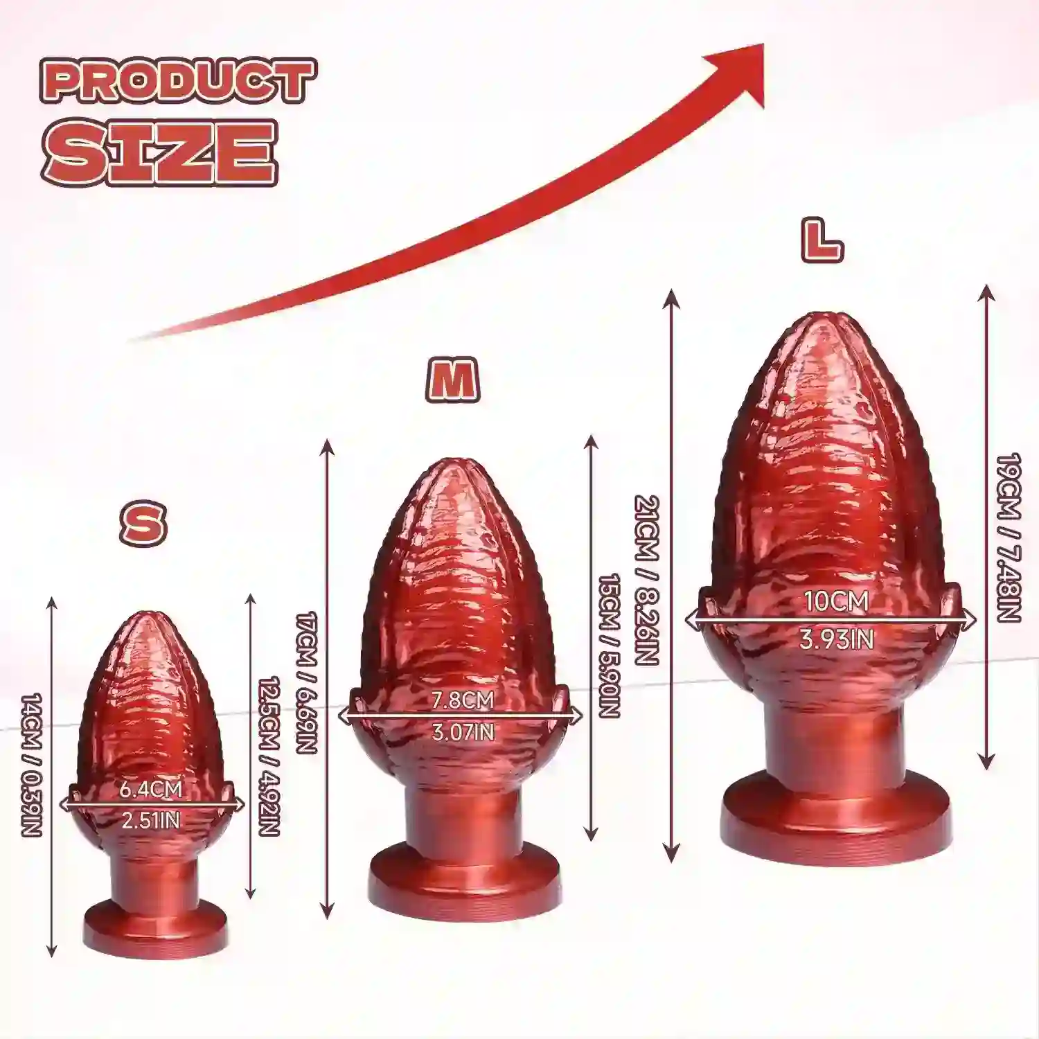 pvc anal plug flexible form