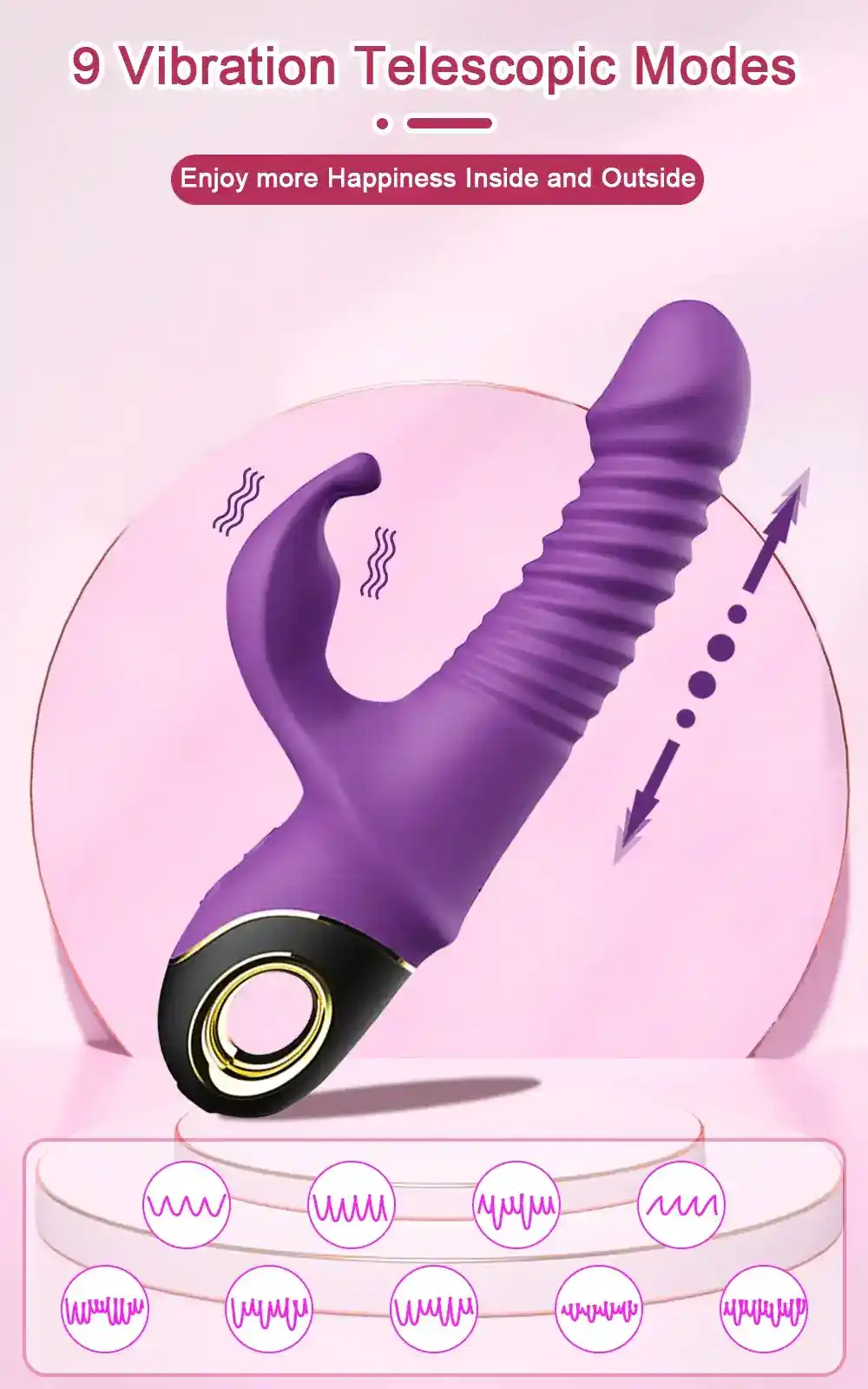 rabbit vibrator mit stossfunktion