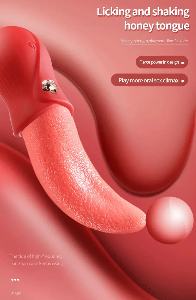 realistische zungenbewegung klitoris