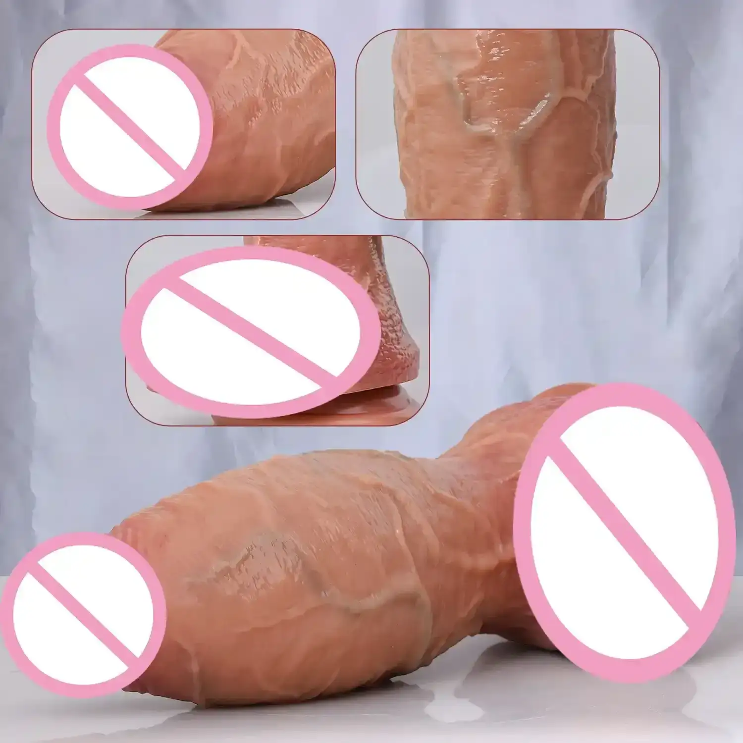 realistischer analeinsatz dildo mit saugnapf