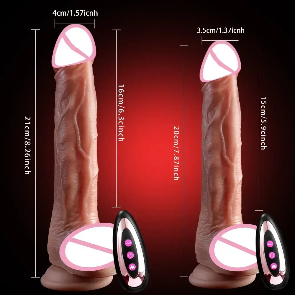 realistischer dildo 42 grad heizung