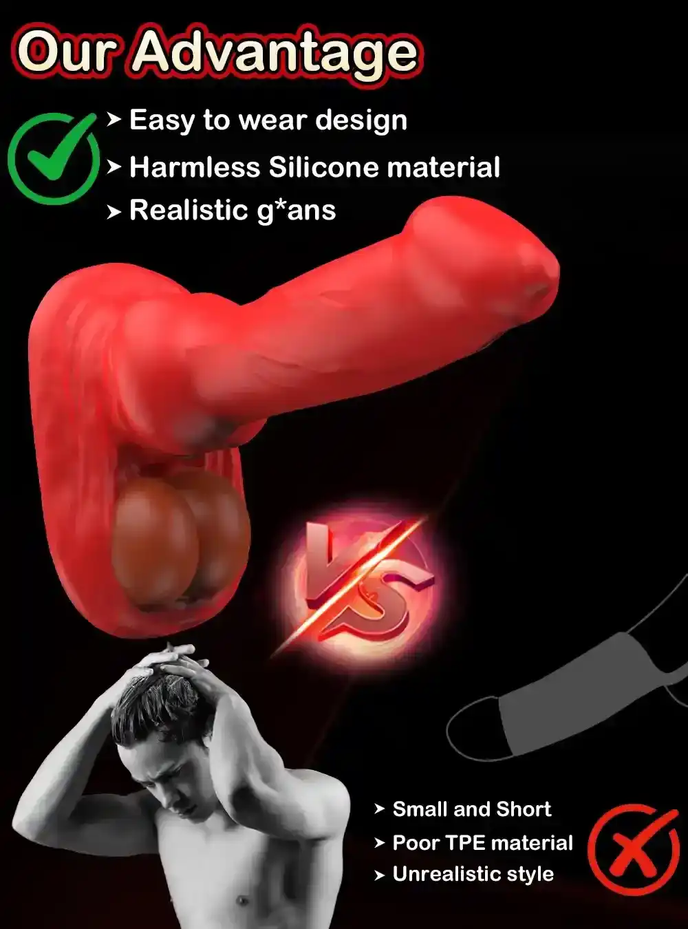 realistischer dildo fur anale penetration 1