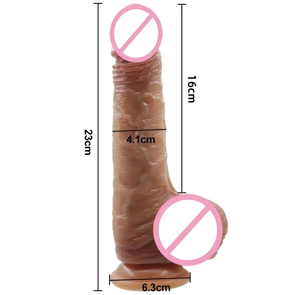 realistischer dildo mit adern saugnapf