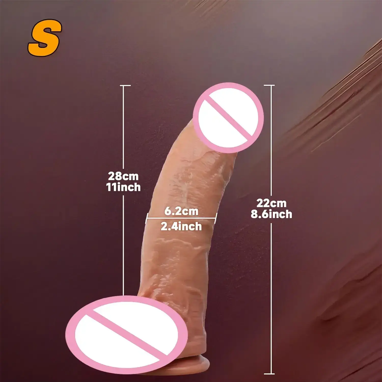 realistischer silikon dildo große größe