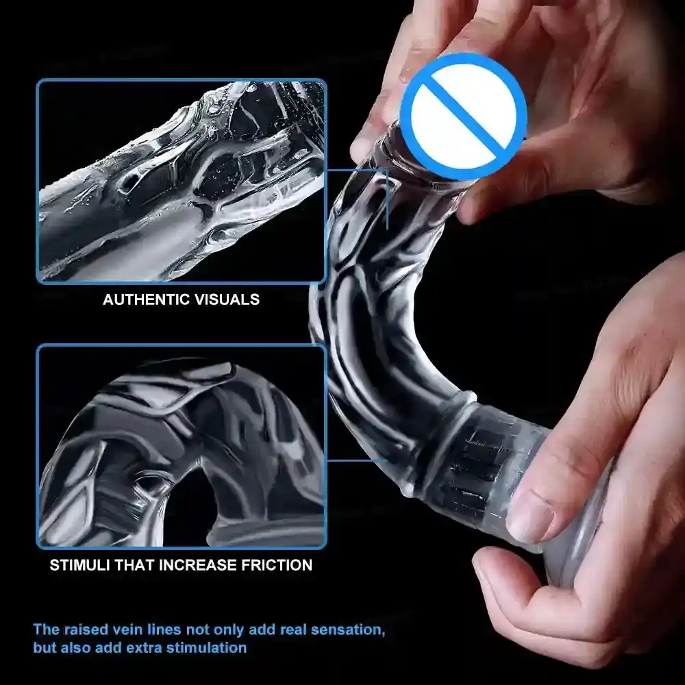 realistischer tpe dildo saugnapf