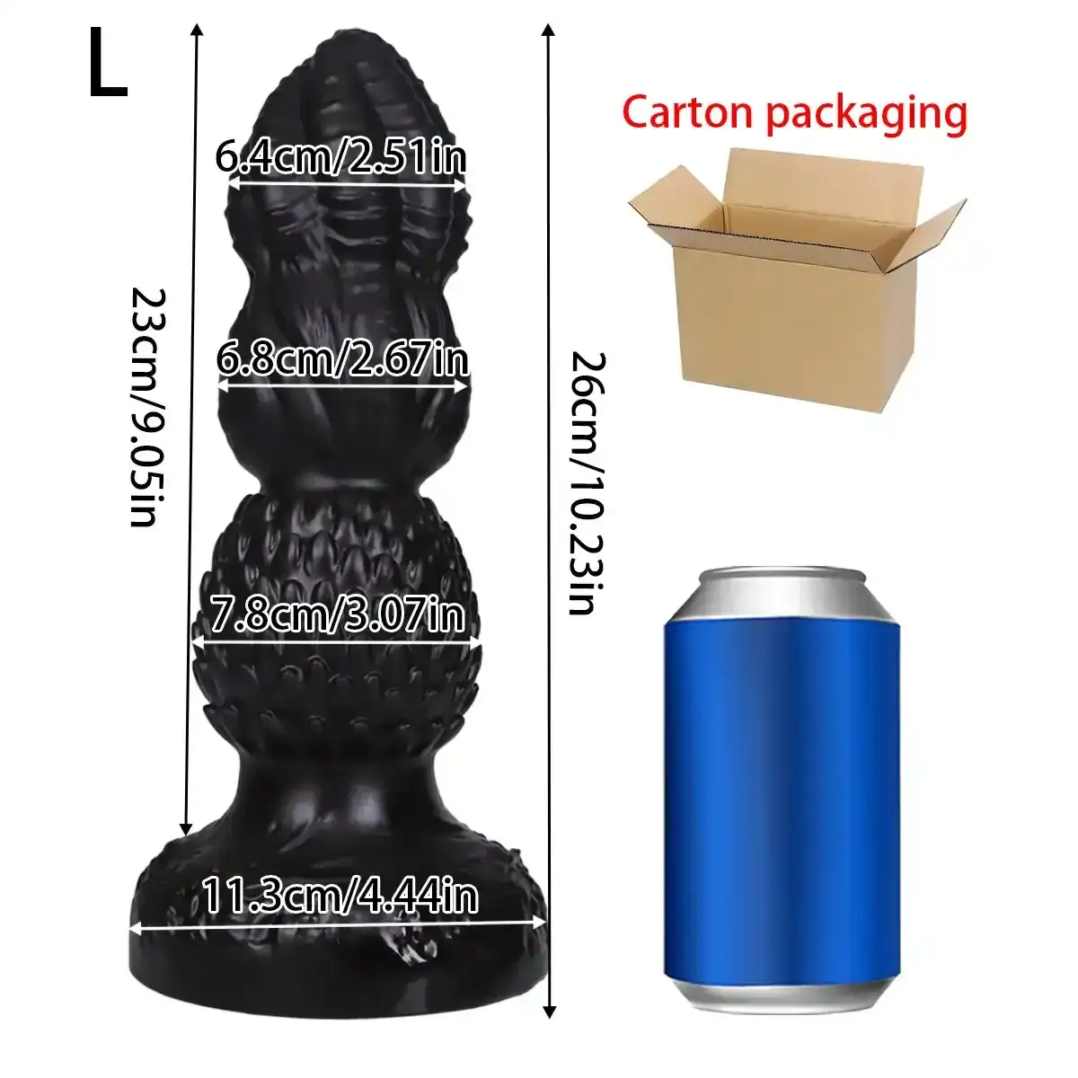 riesen analplug xl plastik