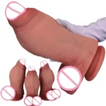 riesen dildo mit knoten und saugnapf