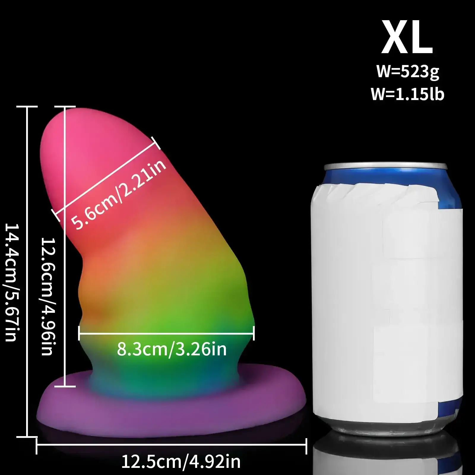 riesiger anal dildo mit saugnapf