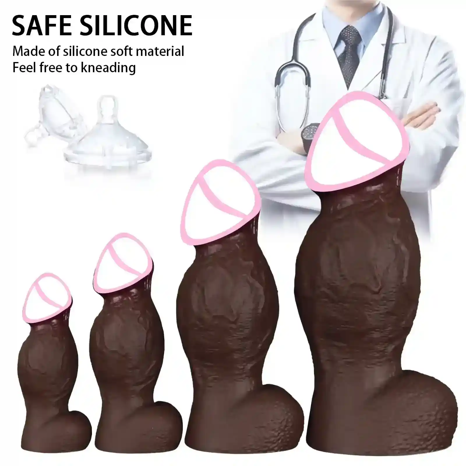 riesiger anal plug medizinisch silikon