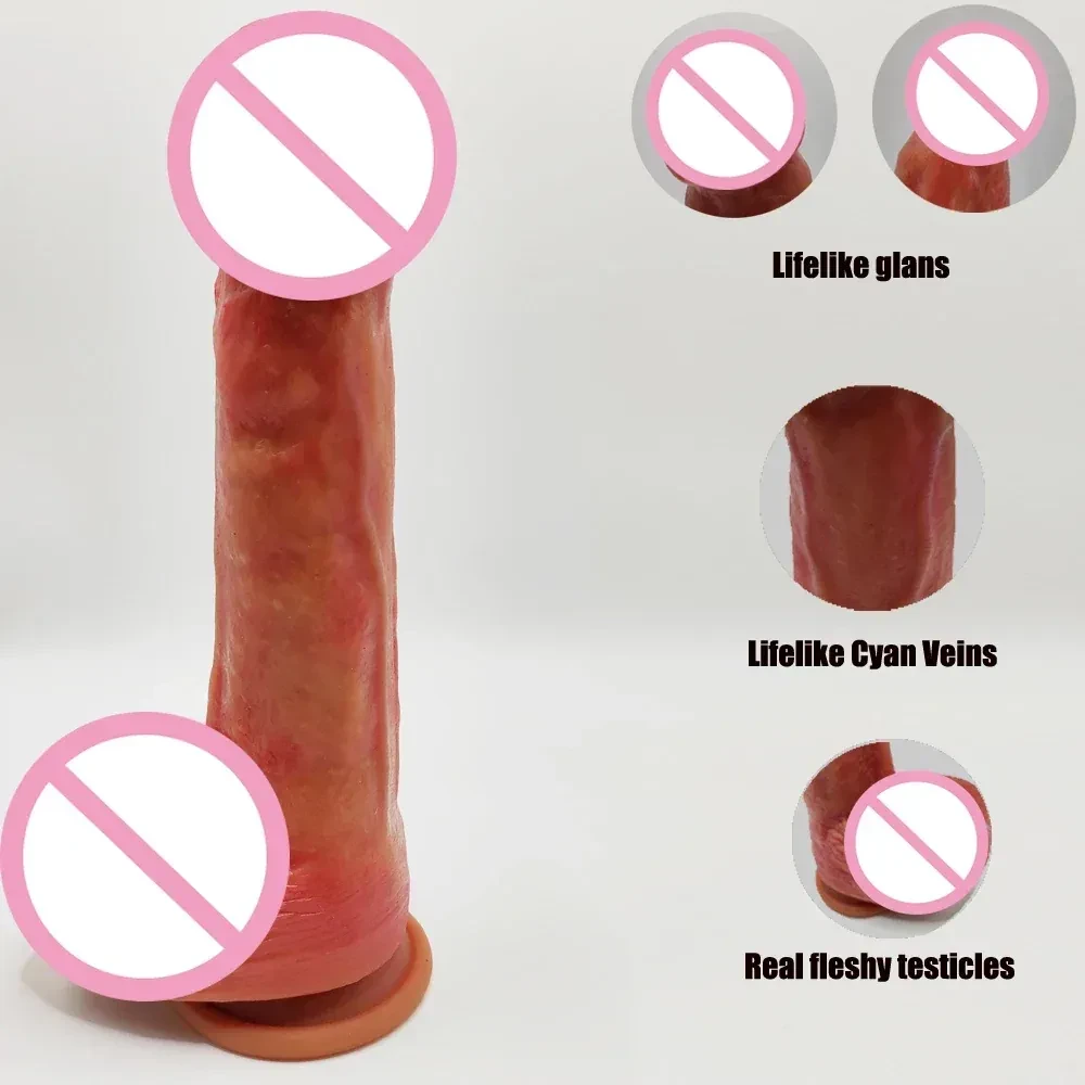 riesiger schwarzer dildo realistische form