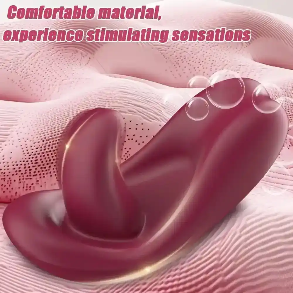 rosa vibrator mit zungen design