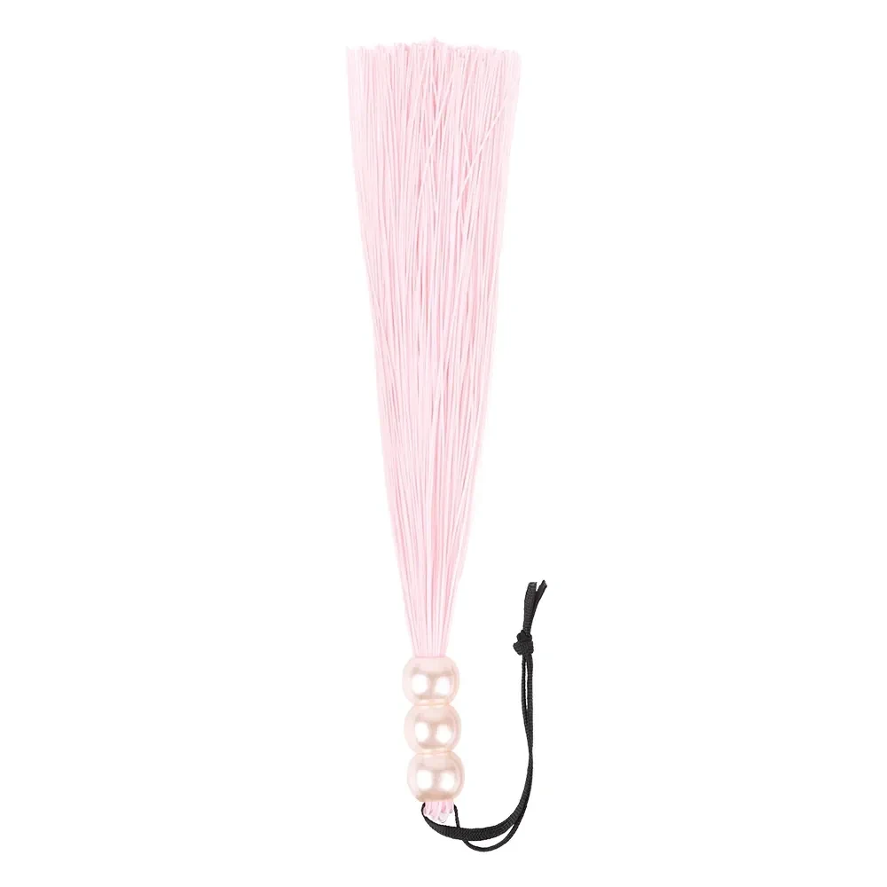 rote bdsm peitsche silikon quasten