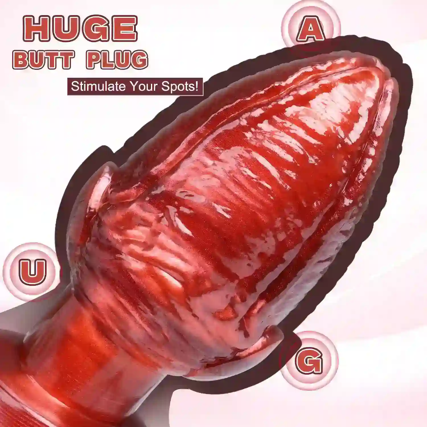 roter analdildo mit g punkt stimulation