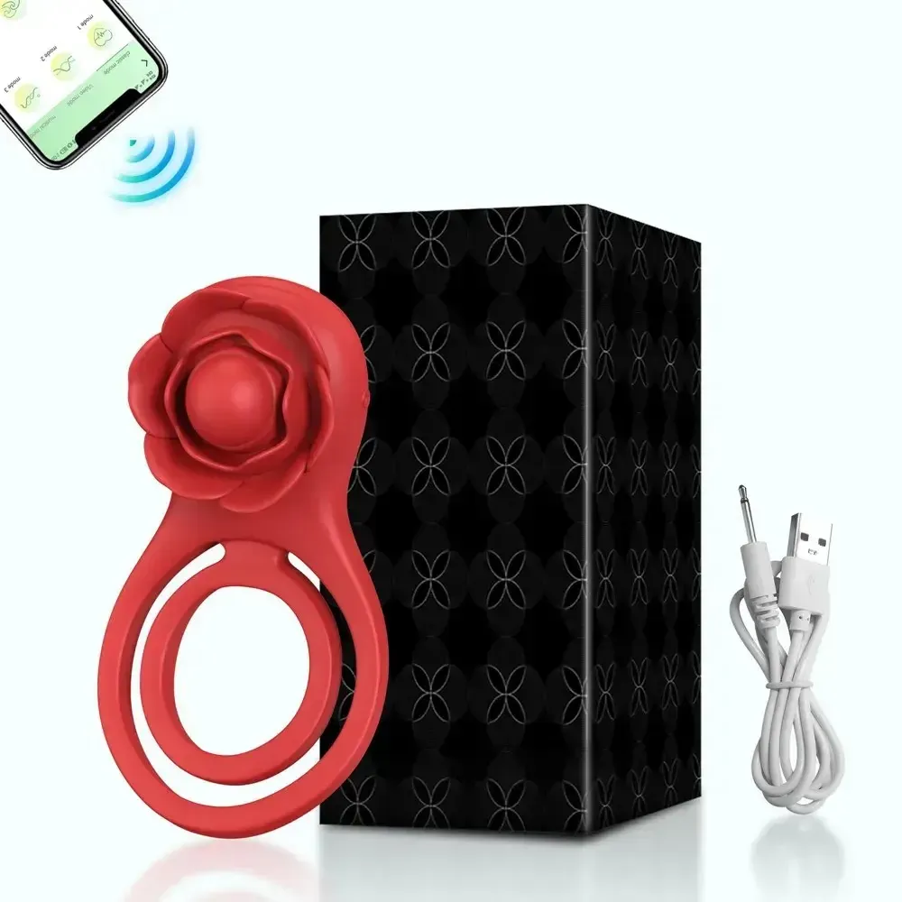 roter paarvibrator mit app steuerung