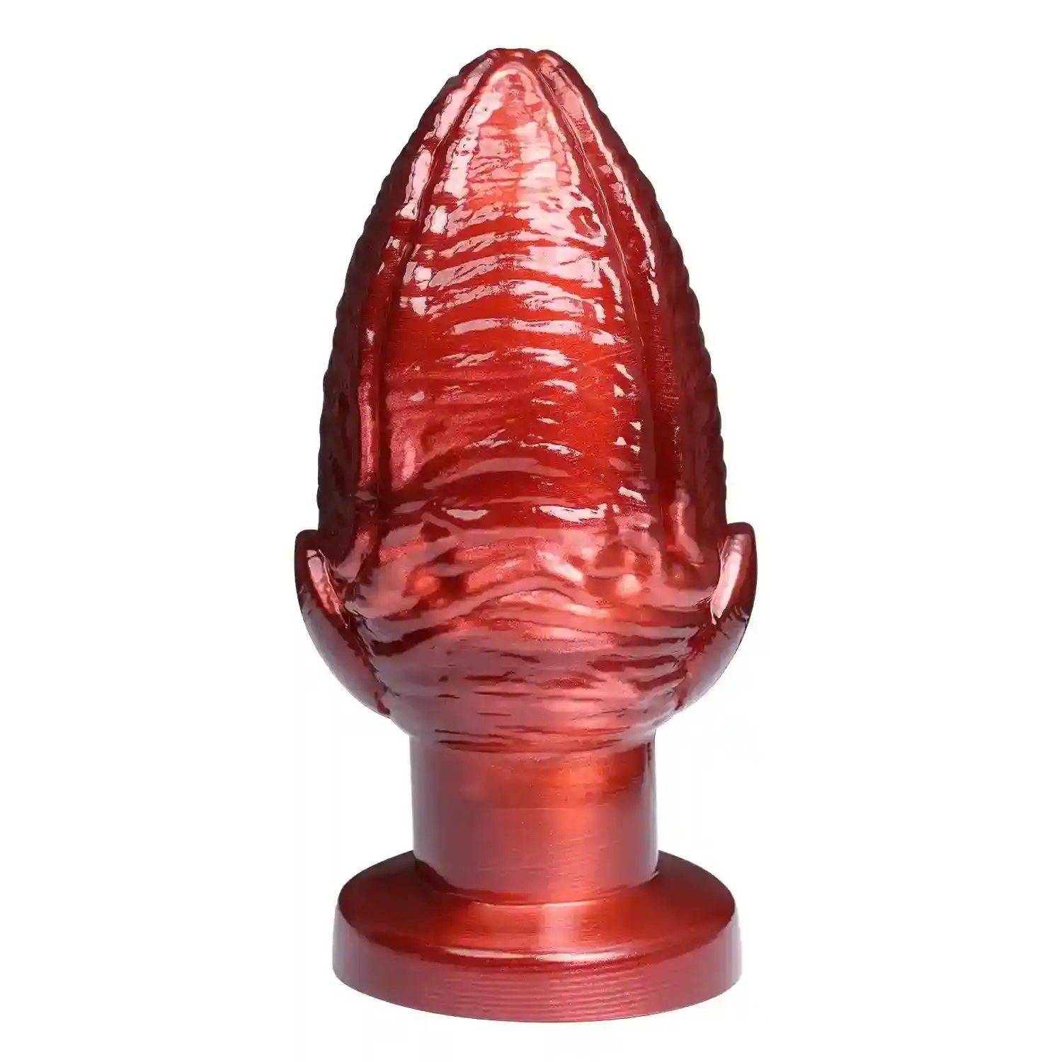 roter pvc anal plug saugnapf