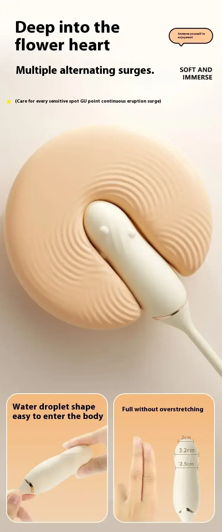 rotierender perlen massage vibrator