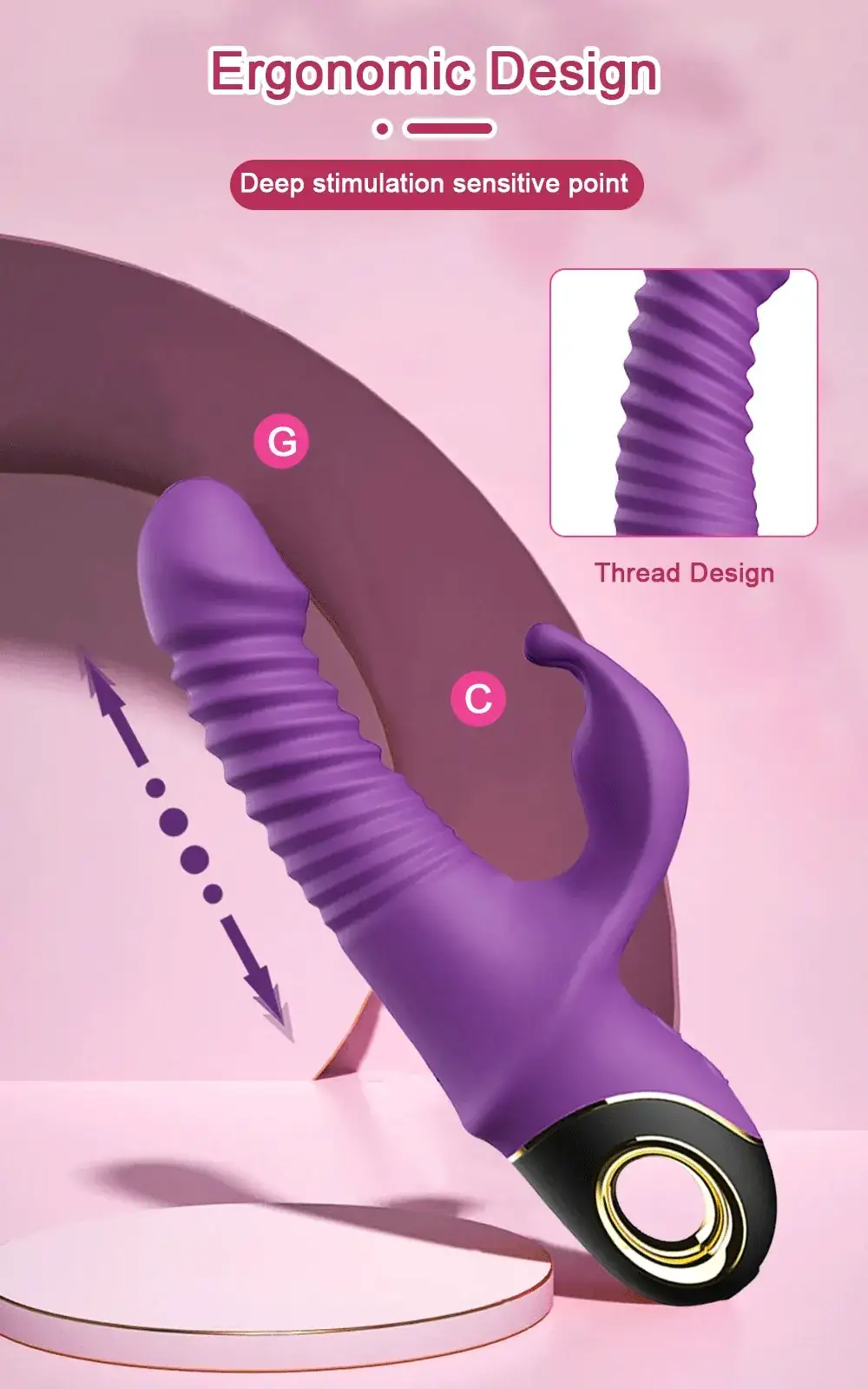 rotierender vibrator mit saugfunktion