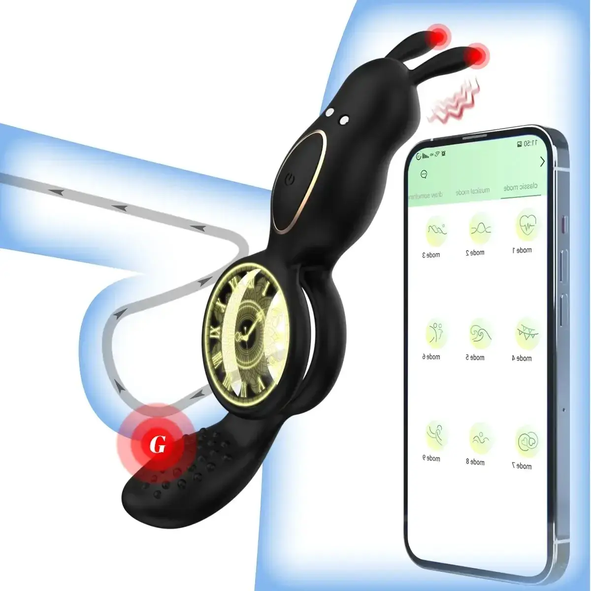 sanfter klitorisvibrator mit app