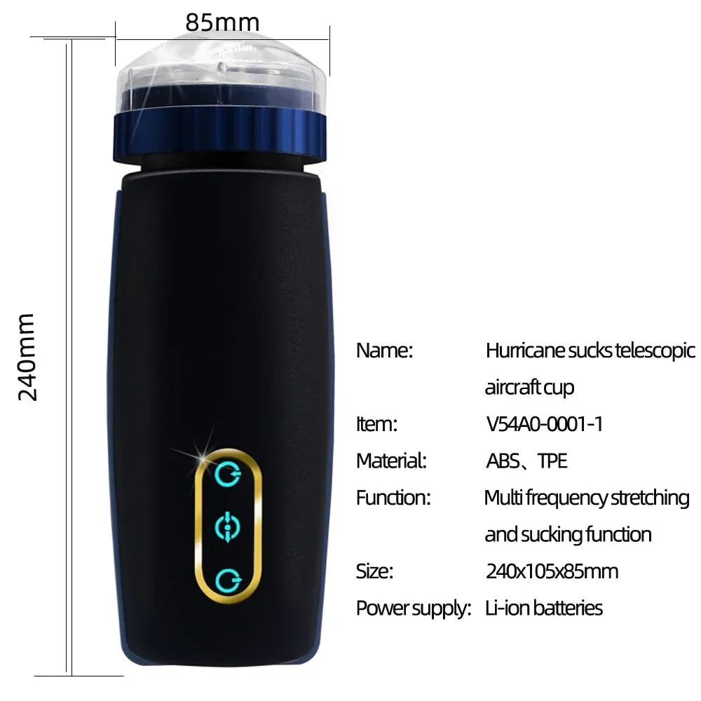 saugender dildo teleskop automatik