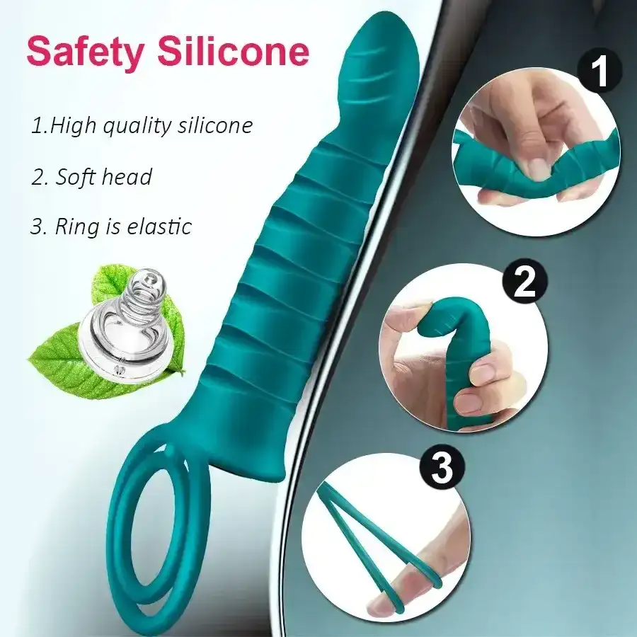 schwarz gruner vibrator penisring