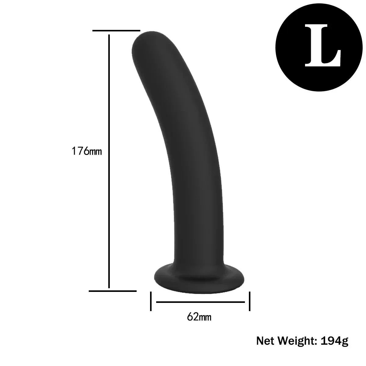 schwarze strapse mit silikondildo