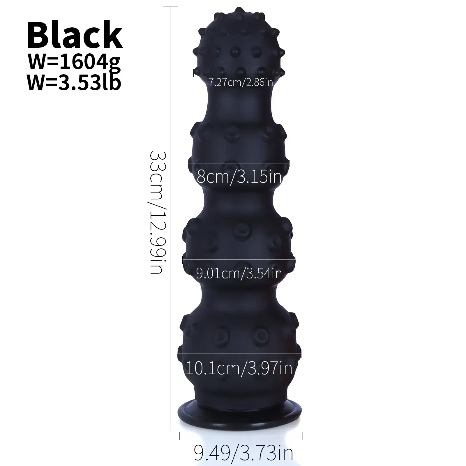 schwarzer anal dildo mit saugnapf