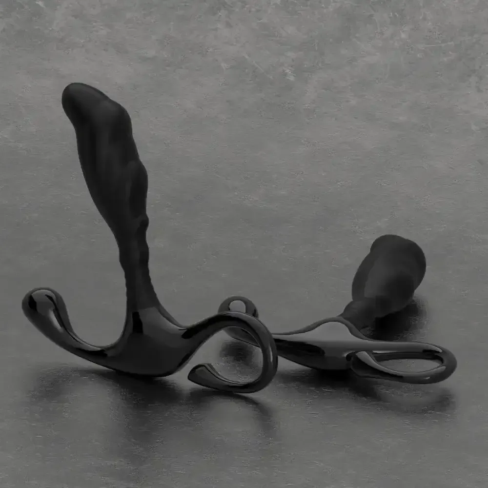 schwarzer anal plug 10cm