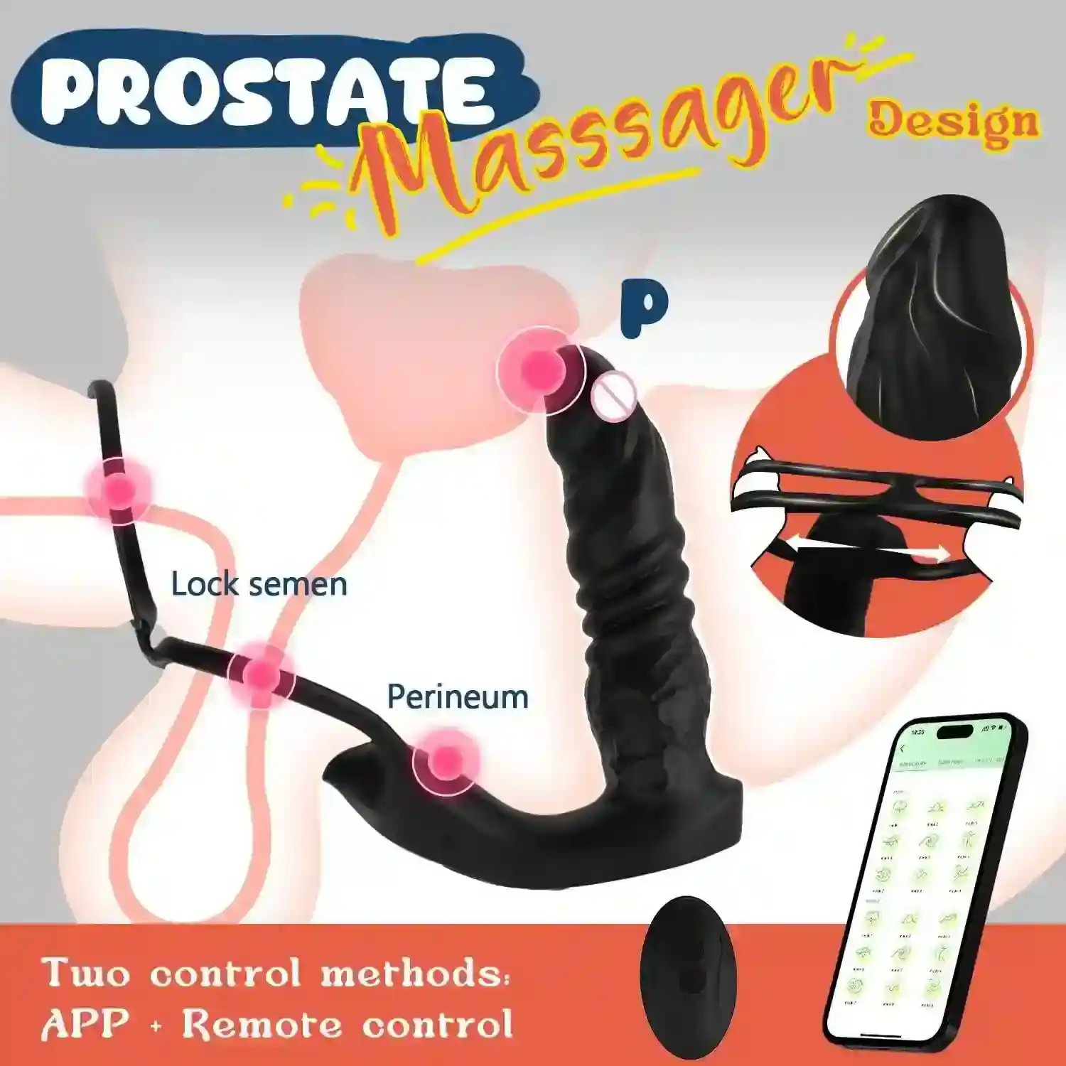 schwarzer dildo fur prostata massage