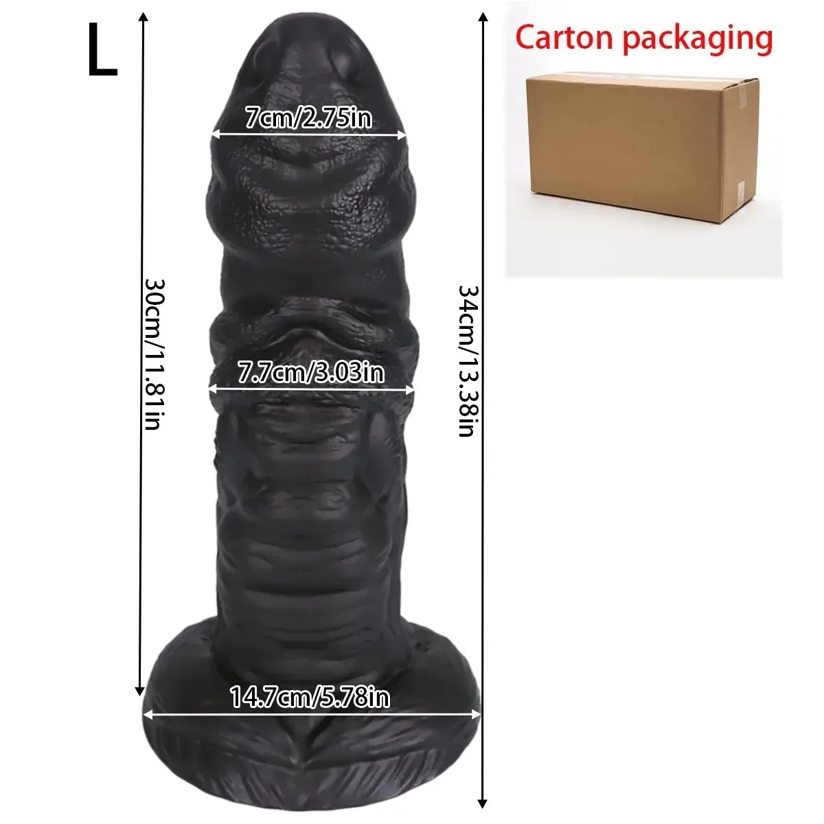 schwarzer gummianalplug mit textur