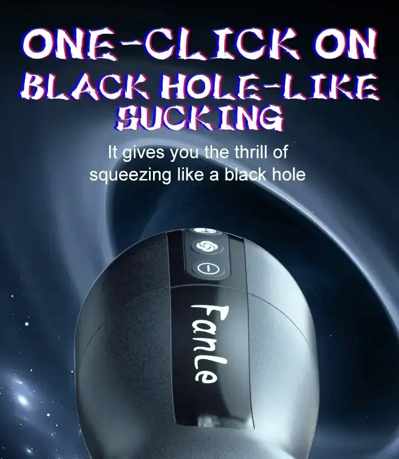 schwarzer masturbator mit vibrationsfunktion