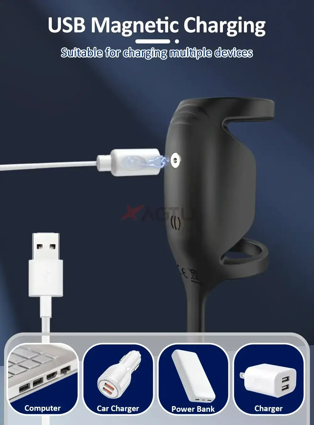 schwarzer penisring mit app steuerung